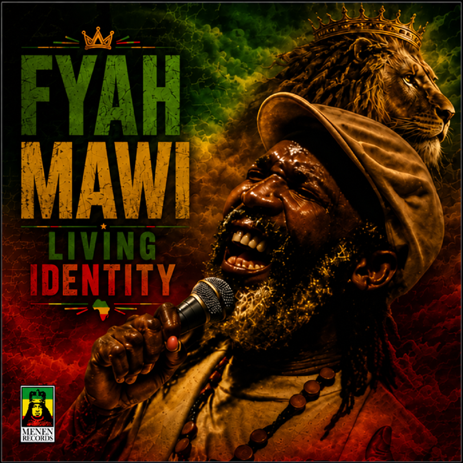 Fyah Mawi — Living Identity album cover