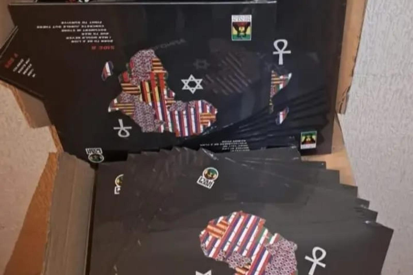 Fyah Mawi music packaging displayed in an open box.