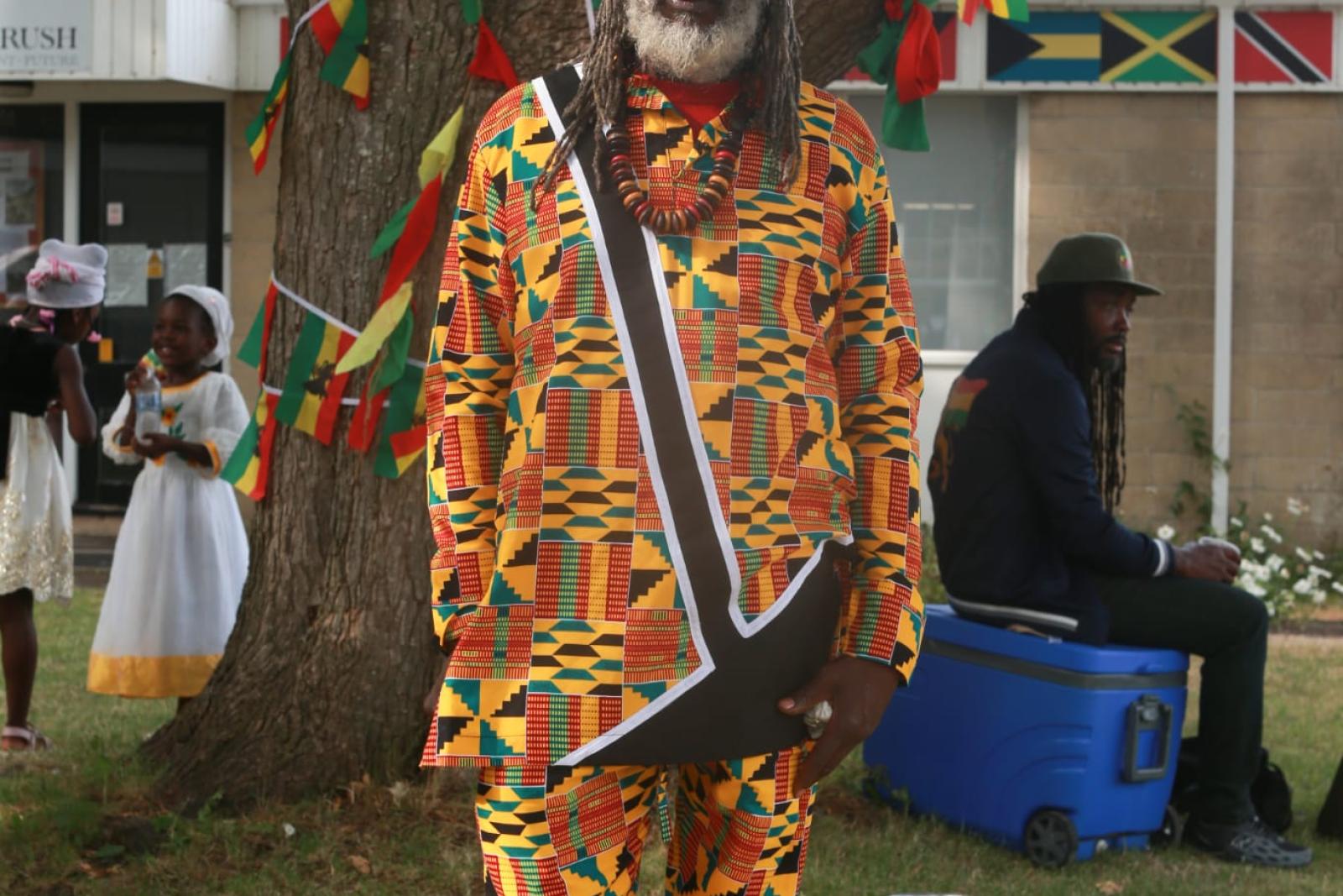 mawi in live colours of rastafaria